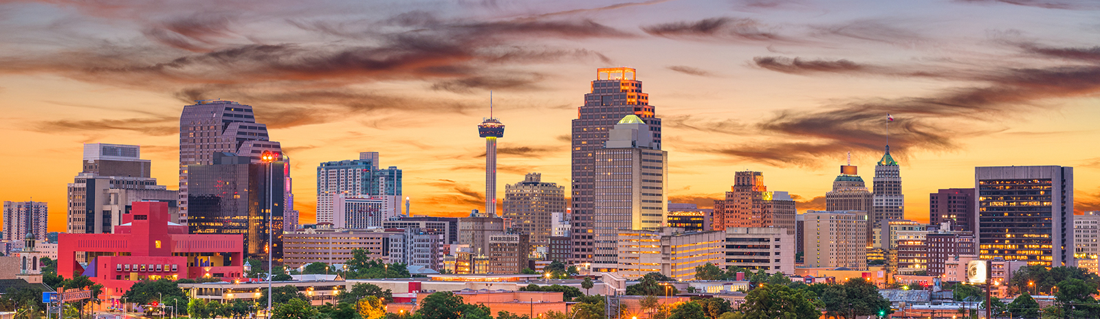 Downtown Shot of San Antonio Skyline